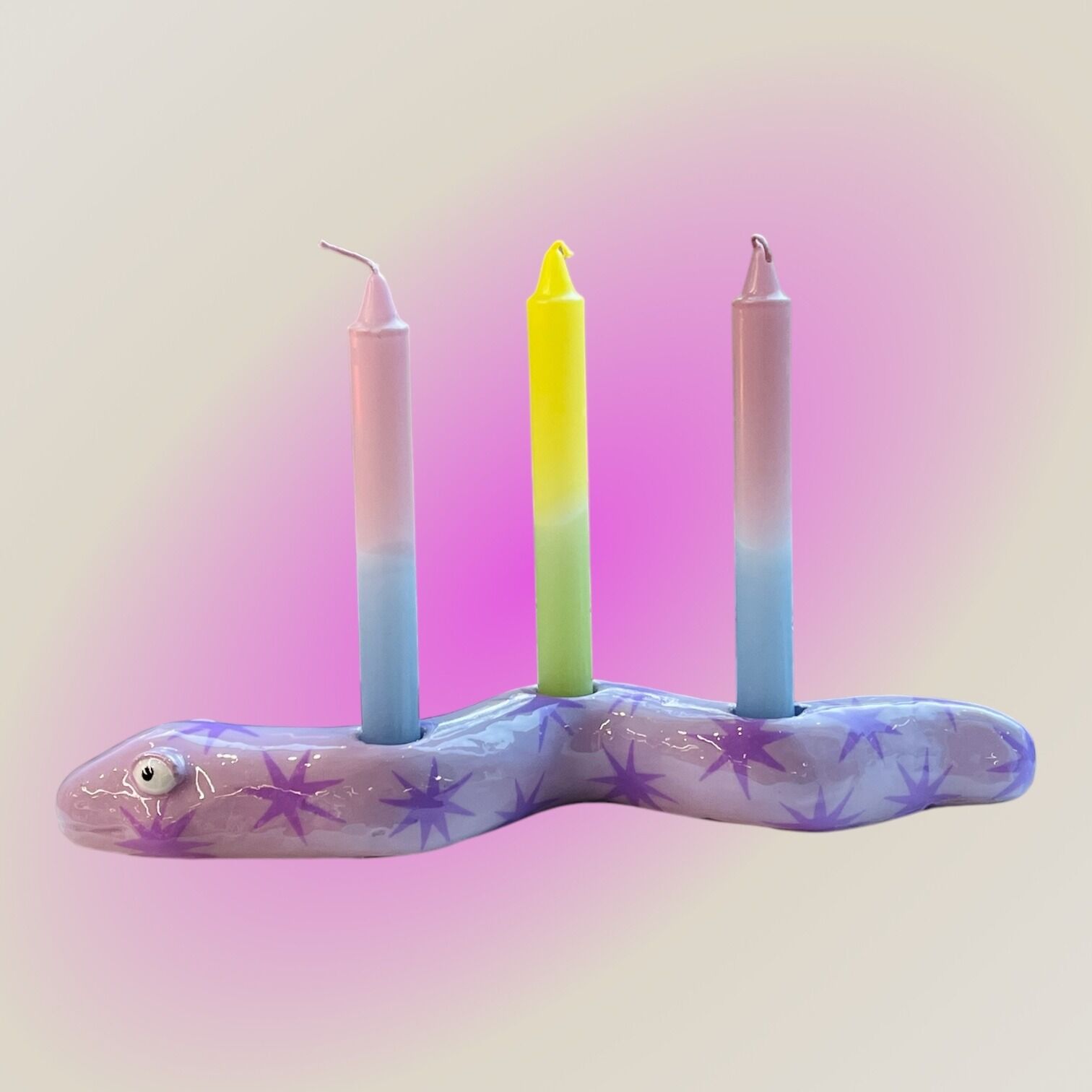 Snake Candle holder